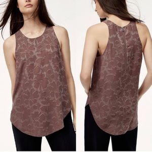 Aritzia Wilfred sevres tanktop blouse floral jacquard size XS
